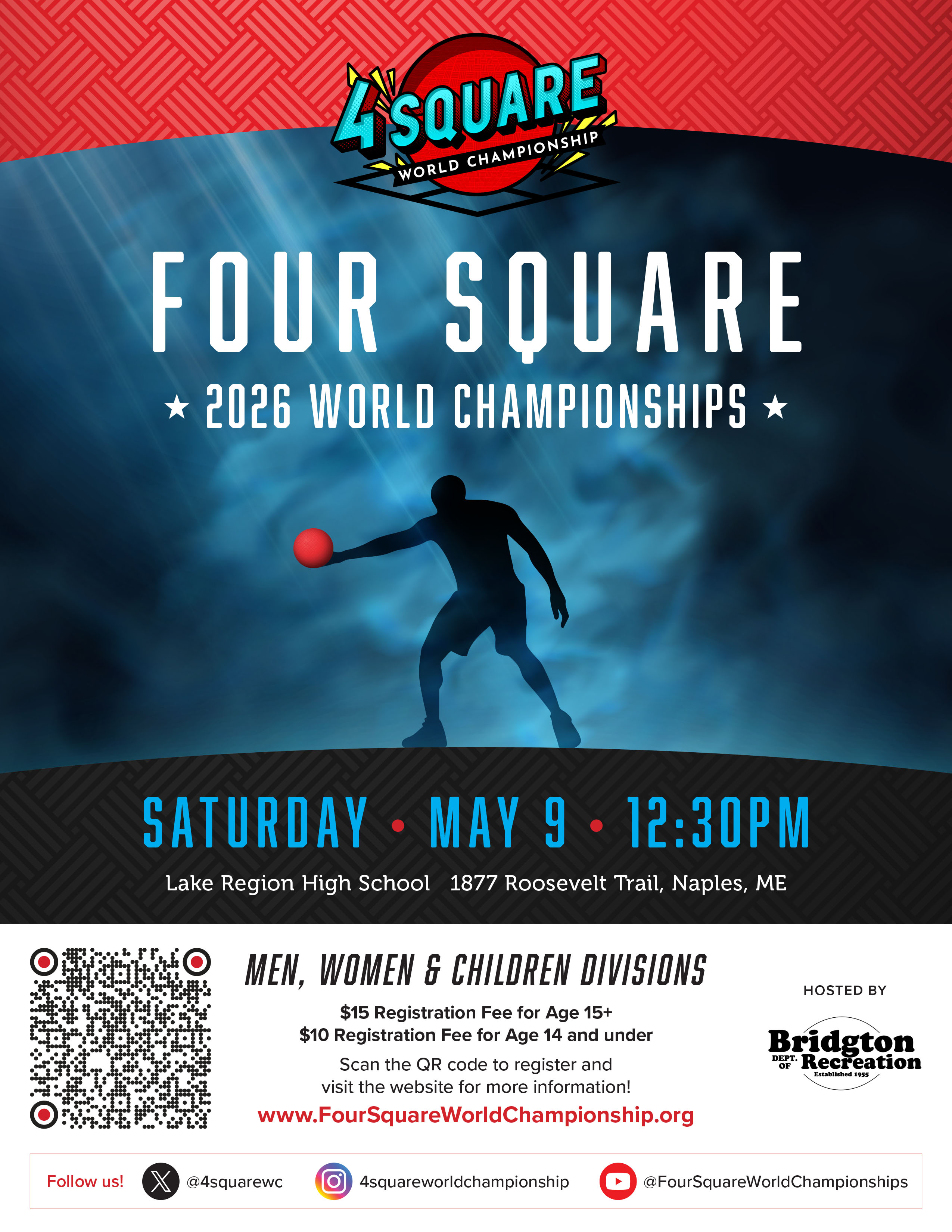2026 Four Square World Championships Poster