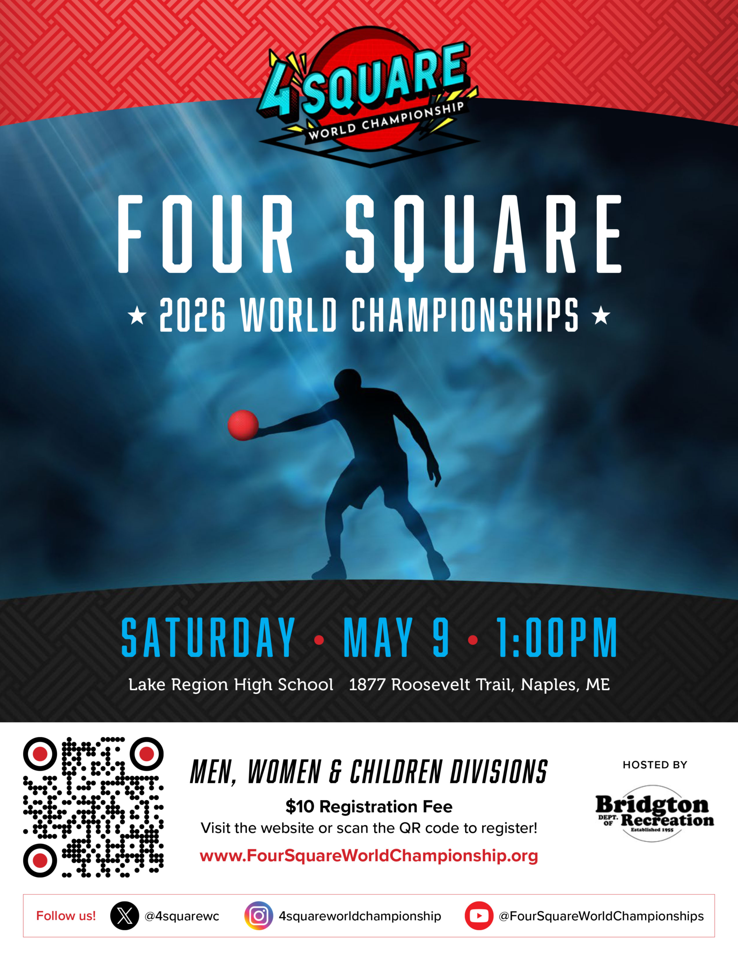 2026 Four Square World Championships Poster